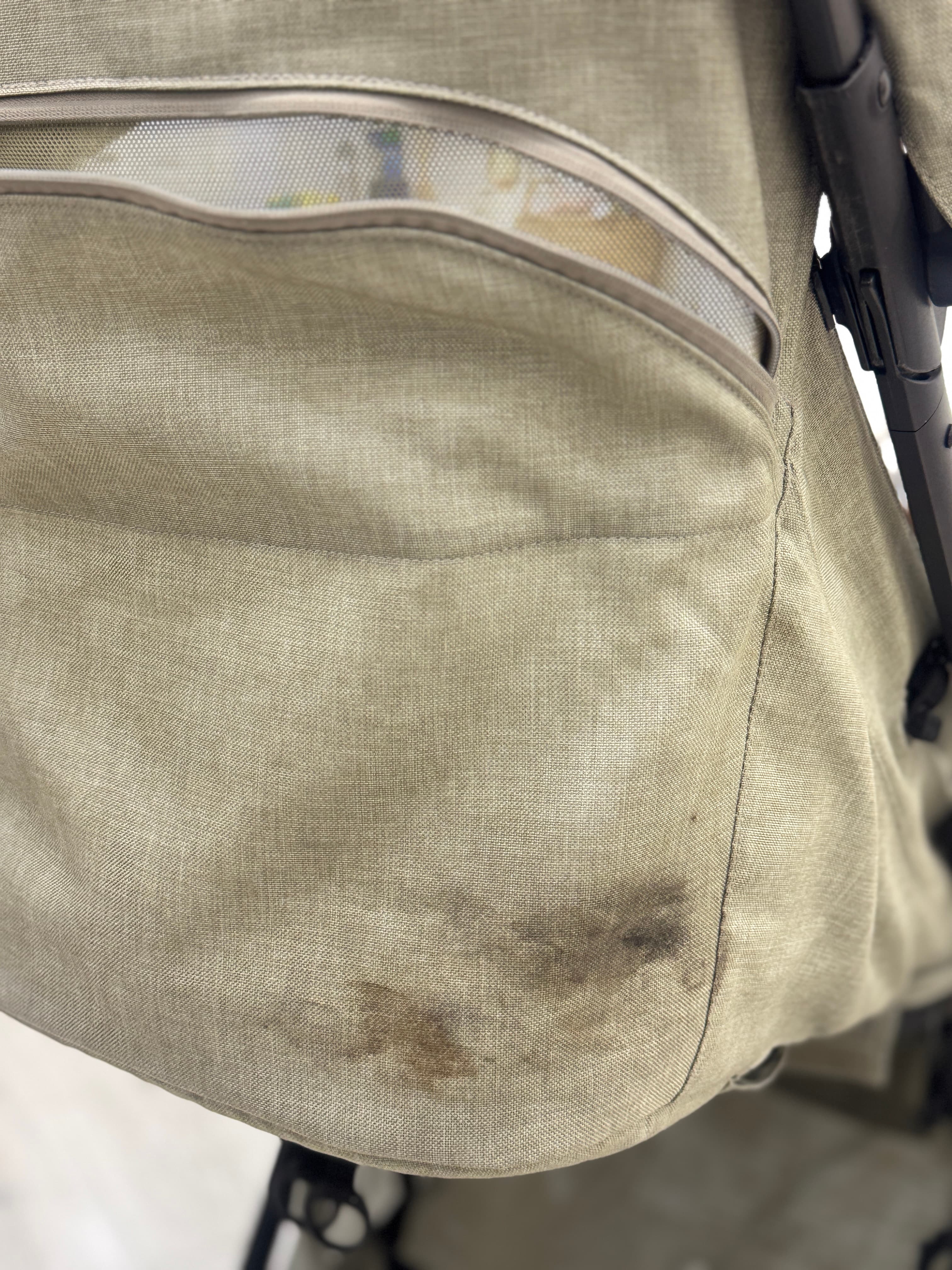 Nuna pram cleaning before and after in London