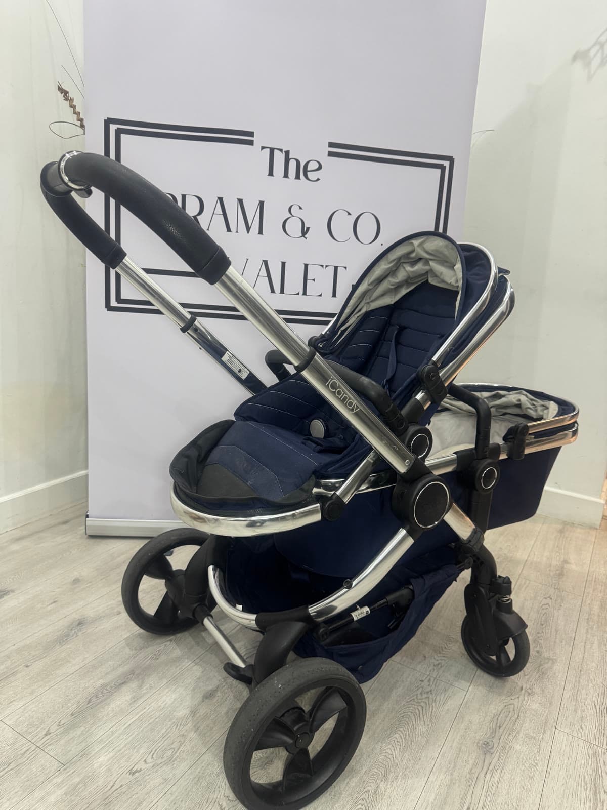iCandy pram valet before and after in London